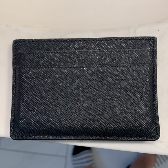 Tory Burch Robinson Leather Card Case - Picture 2 of 4